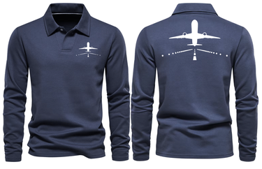 BOEING 787 LONG SLEEVE POLO